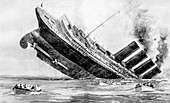 WWI, Sinking of the RMS Lusitania