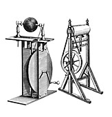 Franklin's Electrostatic Machine, 18th Century