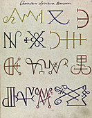 Cabbalistic Signs and Sigils, 18th Century