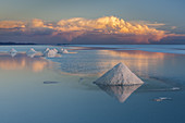 Salt Cones on the Salar de Uyuni, Bolivia