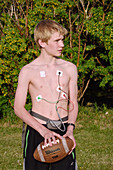 Holter Monitor on 14-Year-Old