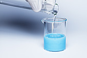 Copper Sulphate reacts with Baking Soda