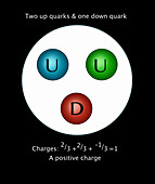 Proton Quarks, Illustration