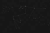 Aquarius Constellation, Diagram