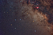 Sagittarius Teapot Asterism and Milky Way