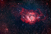 Lagoon Emission Nebula Complex M8 in Sagittarius