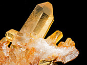 Tangerine Quartz Crystals