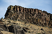 Volcanic Rimrock with Columnar Basalt, USA