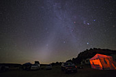 Zodiacal Light and Winter Triangle