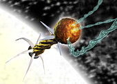 Virotherapy, Conceptual Illustration
