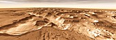 Valleys on the Martian surface