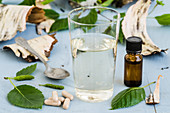 Birch essential oil and juice
