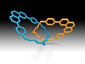 Catenane, molecular molecule