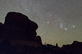 Milky Way over Arches National Park, USA