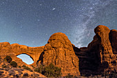 Milky Way over Arches National Park, USA