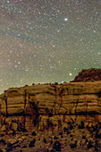 Night Sky over Canyonlands National Park, USA