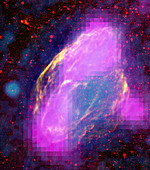 Supernova Remnant W44, composite image