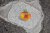 Mosaic pothole patch