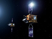 MTG-S and MTG-I satellites, illustration