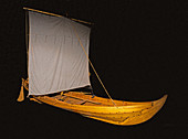 Viking gokstad boat reconstruction