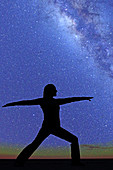 Yoga under the Milky Way