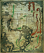 Anglo-Saxon Mappa Mundi, 11th Century