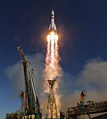 Soyuz MS-10 launch, Kazakhstan