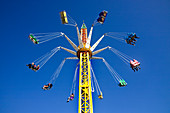 Merrymakers spin on the Star Tower, California