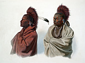 Native American Sauk and Meskwaki Indians, 1833