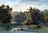 Lehigh River, 1830s