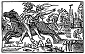 Witch Riding with Satan, 1555