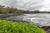 Black Sand Beach, Hawaii, USA