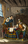 Tycho Brahe and Johannes Kepler