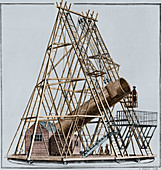 William Herschel 40 Foot Telescope, 1880s