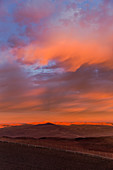 Sunset over Cerro Armazones
