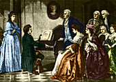 Young Beethoven Playing for Mozart, 1787