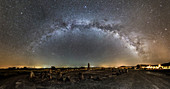 Milky Way over Cromlech of Xerez