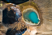 Geothermal area and lake, Iceland