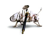 Viking lander spacecraft, illustration