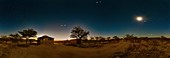 Planets in the night sky, Namibia