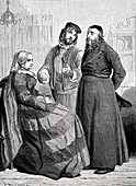 19th Century Belarusian Jewish people, illustration
