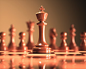 Chess king, illustration