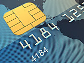 Credit card, illustration