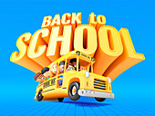 Back to school, illustration