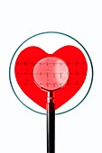 Heart research, conceptual image