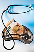 Medical costs, conceptual image