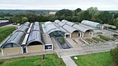 Millennium Seed Bank buildings, drone footage