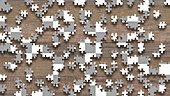 Building a jigsaw puzzle, for compositing