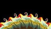 Abstract waves animation