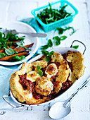 Cauliflower and Lentil Parmigiana